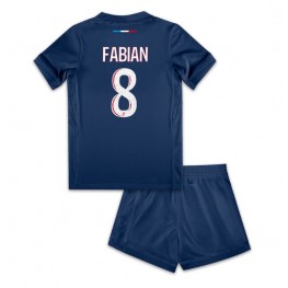 Paris Saint-Germain Fabian Ruiz #8 Thuis tenue Kids 2024-25 Korte Mouw (+ Korte broeken)